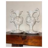 Ardalt Uva Bianca Italian Porcelain Ewers