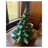 Vtg. Ceramic Christmas Tree