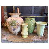 Four Decorative Ceramic Vases