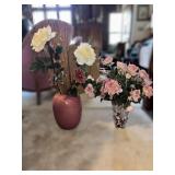 Two Arrangements in Decorative Vases