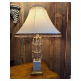 Crystal Table Lamp with Marble Base
