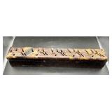 Hand-Carved Wooden Incense Box with Lid