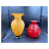 Two Glass Vases