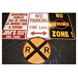 Lot of Metal Tin Signs