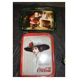 Pair of Coca Cola Repro Trays