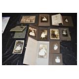 Antique Black & White Baby Photo Lot
