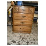 Solid Oak Chest of Drawers