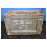 Vtg 7.62mm Nato Ammunition Box