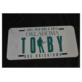 Toby Keith OKC Bricktown Plastic License Plate