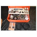 Tackle Box Full of Train Repair Accessories