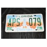 Florida Challenger License Plate