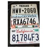 Lot of License Plates