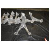 Set of 8 Plastic Plate/Display Stands