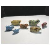 Painted Terracotta Bird Figures