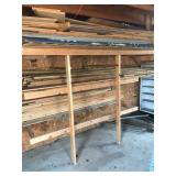 Lumber Collection With Storage Rack