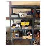 Metal Shelf With Electrical Contents