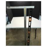 Johnson Level and Drywall T-Square