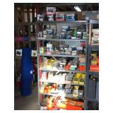 Metal Shelf with Nail and Screw Collection