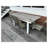 Homemade Table With 4 Chairs