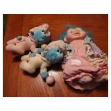 2 Vintage Smurfs and a Magic Troll