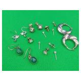 Collection of Sterling Silver Earrings