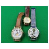 3 Mickey Mouse Lorus Watches