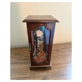 Wooden Jewelry Display Cabinet With Contents