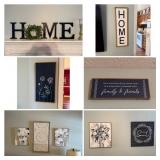 Wall Decor From Living Room Collection