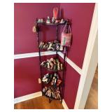 Corner Shelf With Miniature Shoe Collection