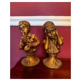 U. Kendrick Bronze-Toned Busts