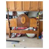 Wooden Headboard and Footboard