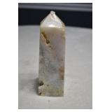 Pink Amethyst Flower Agate Tower