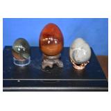 Polished Crystal Egg Forms