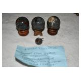 African Bloodstone Spheres & Apple Form