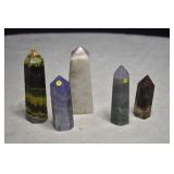 Variety of Crystal Polished Towers