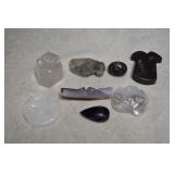 Variety of Polished Gemstones Slabs/Shapes