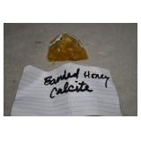 Banded Honey Calcite