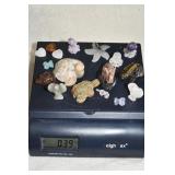 Carved Animal Crystal Figures