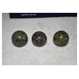 Polished Ruby Fuchsite Spheres