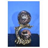 Polished Rhodonite Spheres w/ Stand