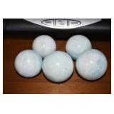 Blue Larimar Polished Spheres