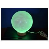 Large Whtie Quartz Crystal w/ Light Stand