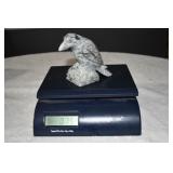 Carved Yooperlite Raven Statue