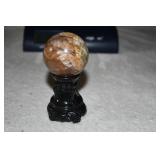 Natural Polychrome Jasper Sphere w/ Stand