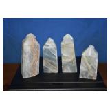 Lemurian Aquatine Calcite Towers