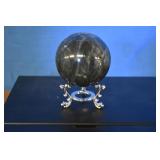 Polished Labradorite Sphere with Stand