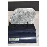 Polished Moss Agate Slab w/ Stand