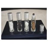 Crystal Essential Oil Rollers x 4