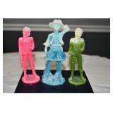 Carved Luminous Crystal Figures