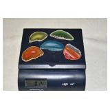 Polished "Fruity Pebbles" Quartz Slices